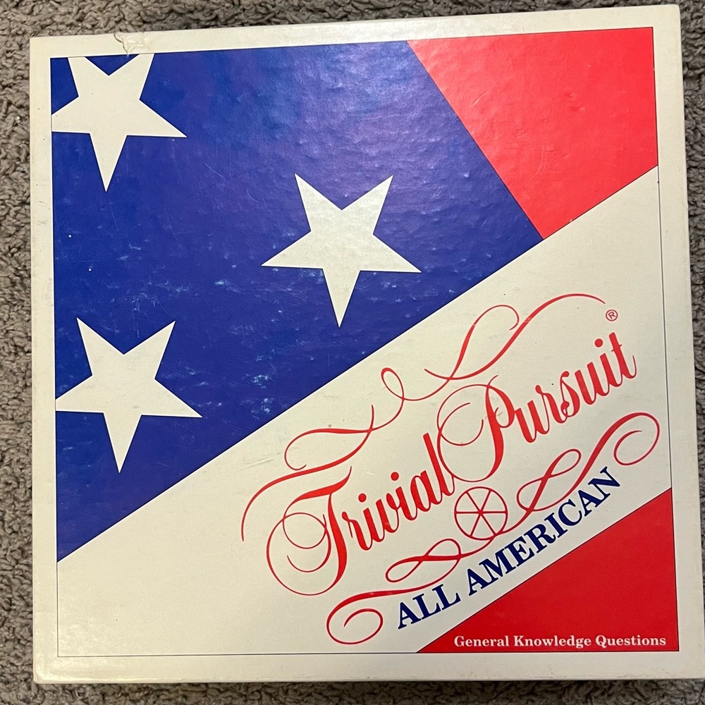 Trivial Pursuit All American Board Game
